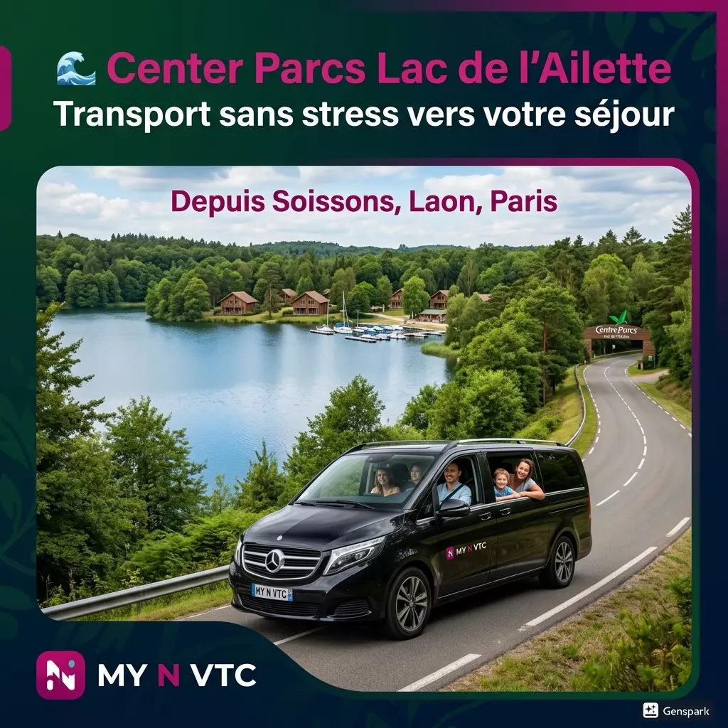 navette center parcs gare de laon